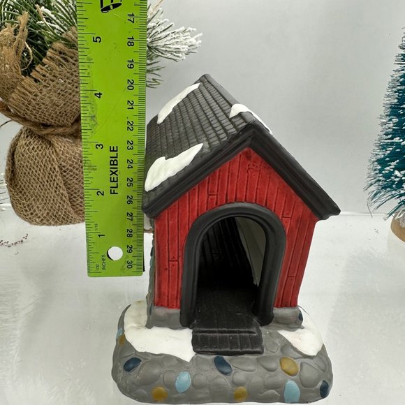 Dickens Keepsake Covered Bridge Porcelain Christmas Holiday Village Decor - Picture 11 of 11